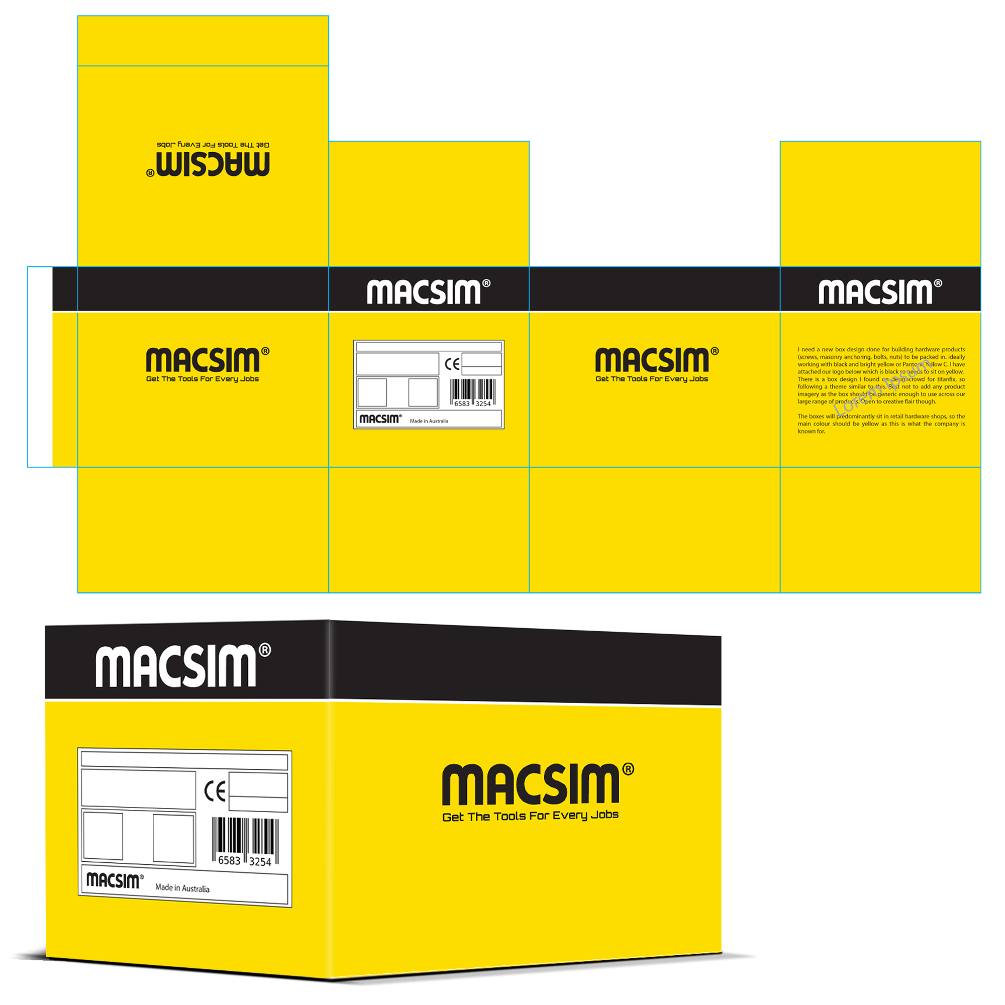 Verpackungs-Design von Sajal Samaddar für Macsim | Design #28992761