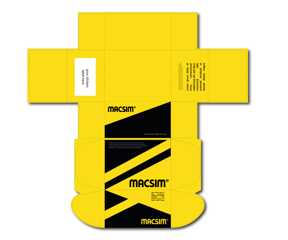 Packaging Design by oltredisegno for Macsim | Design #28997333