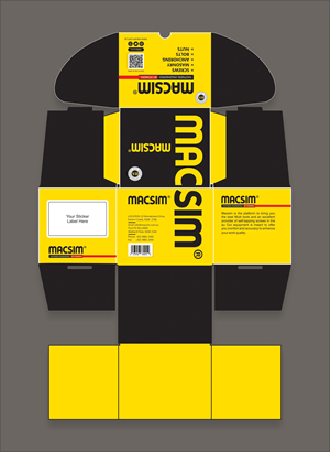 Diseño de Empaque por Tuba Art Studio (Imran szw) para Macsim | Diseño #28990313