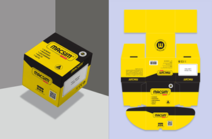 Design Emballage par Tuba Art Studio. IZ (IMRAN ZW) pour Macsim | Design : #28994974