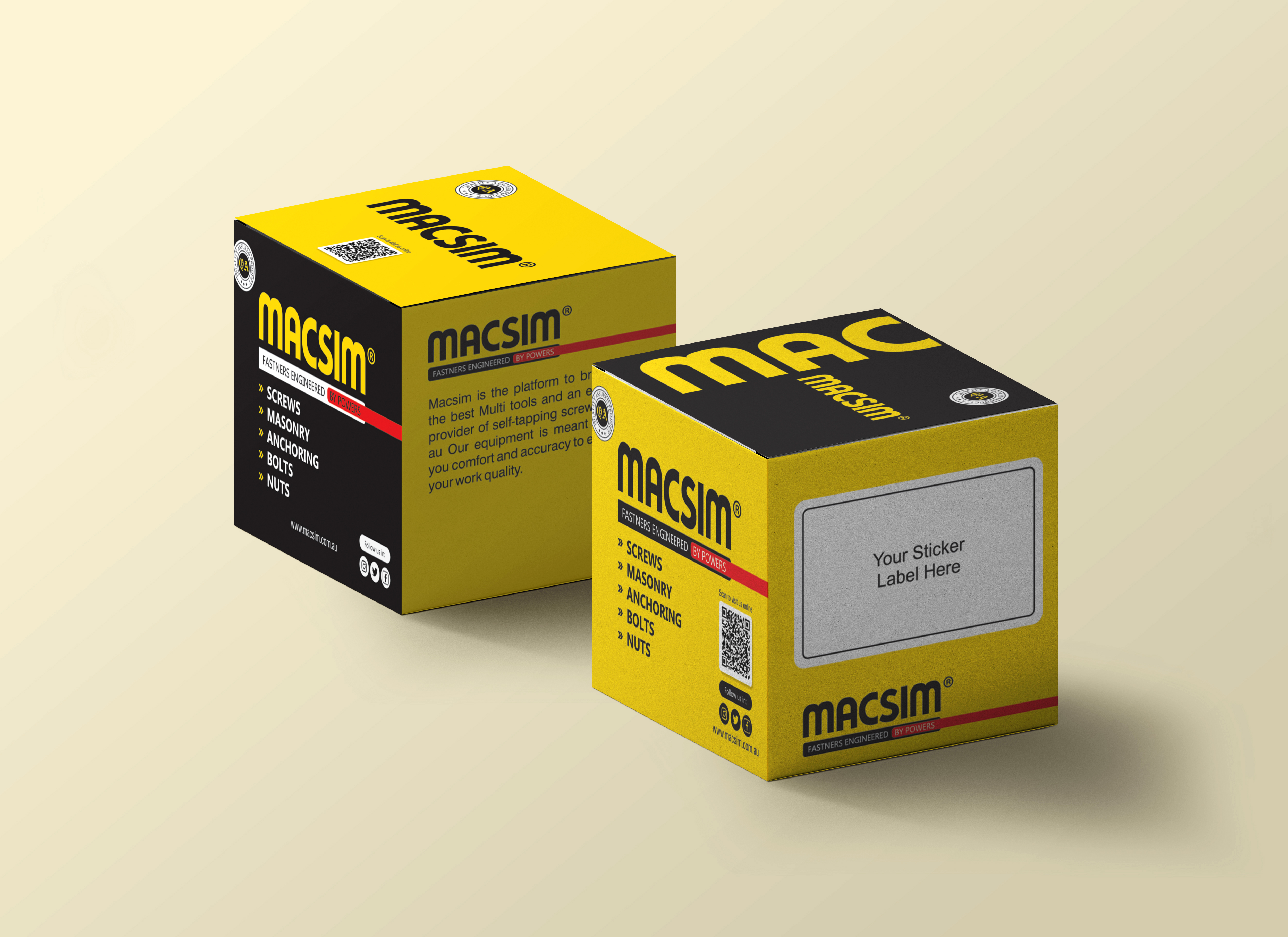 Packaging Design by Tuba Art Studio. IZ (IMRAN ZW) for Macsim | Design #28994994