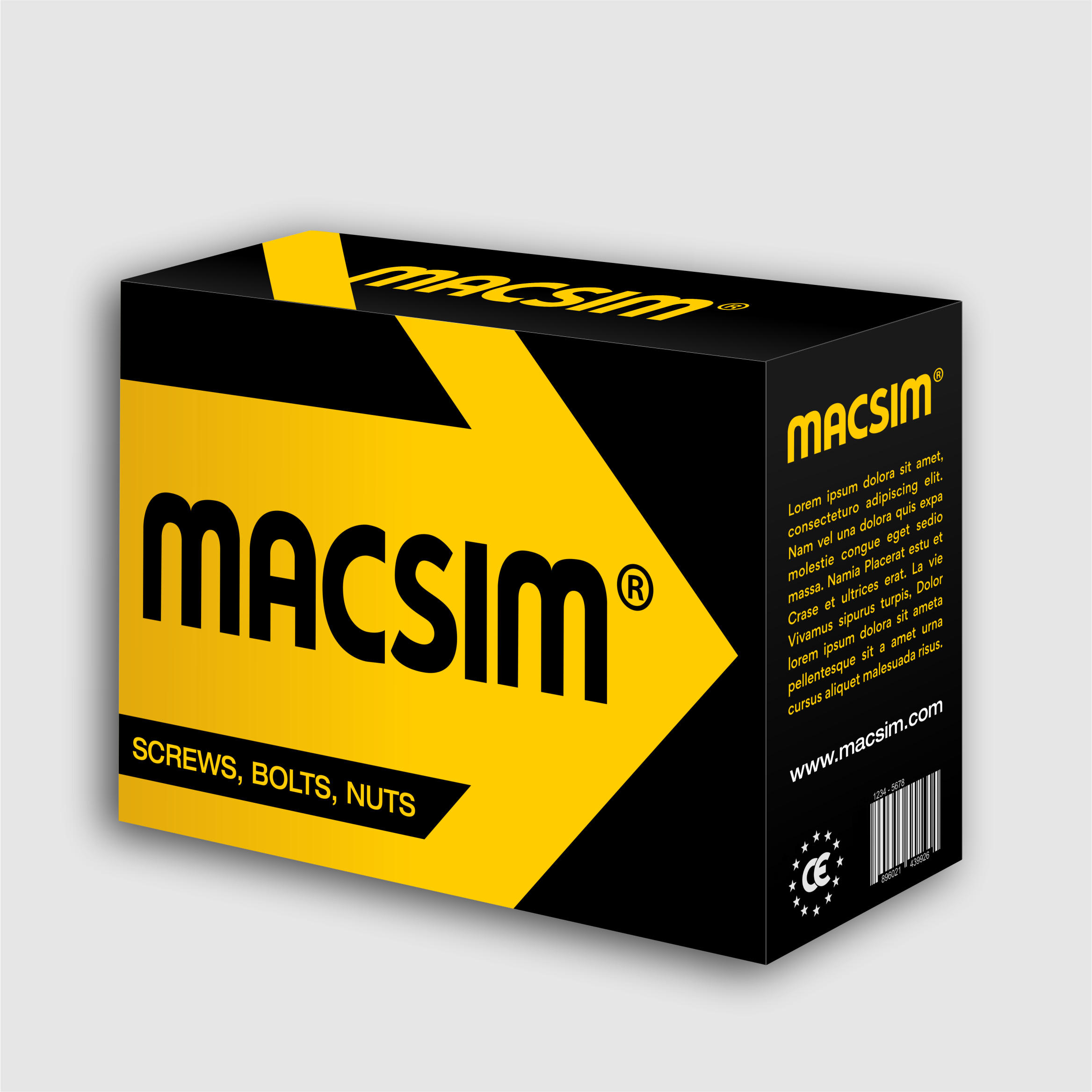 Design Emballage par sam_reef pour Macsim | Design #28996534