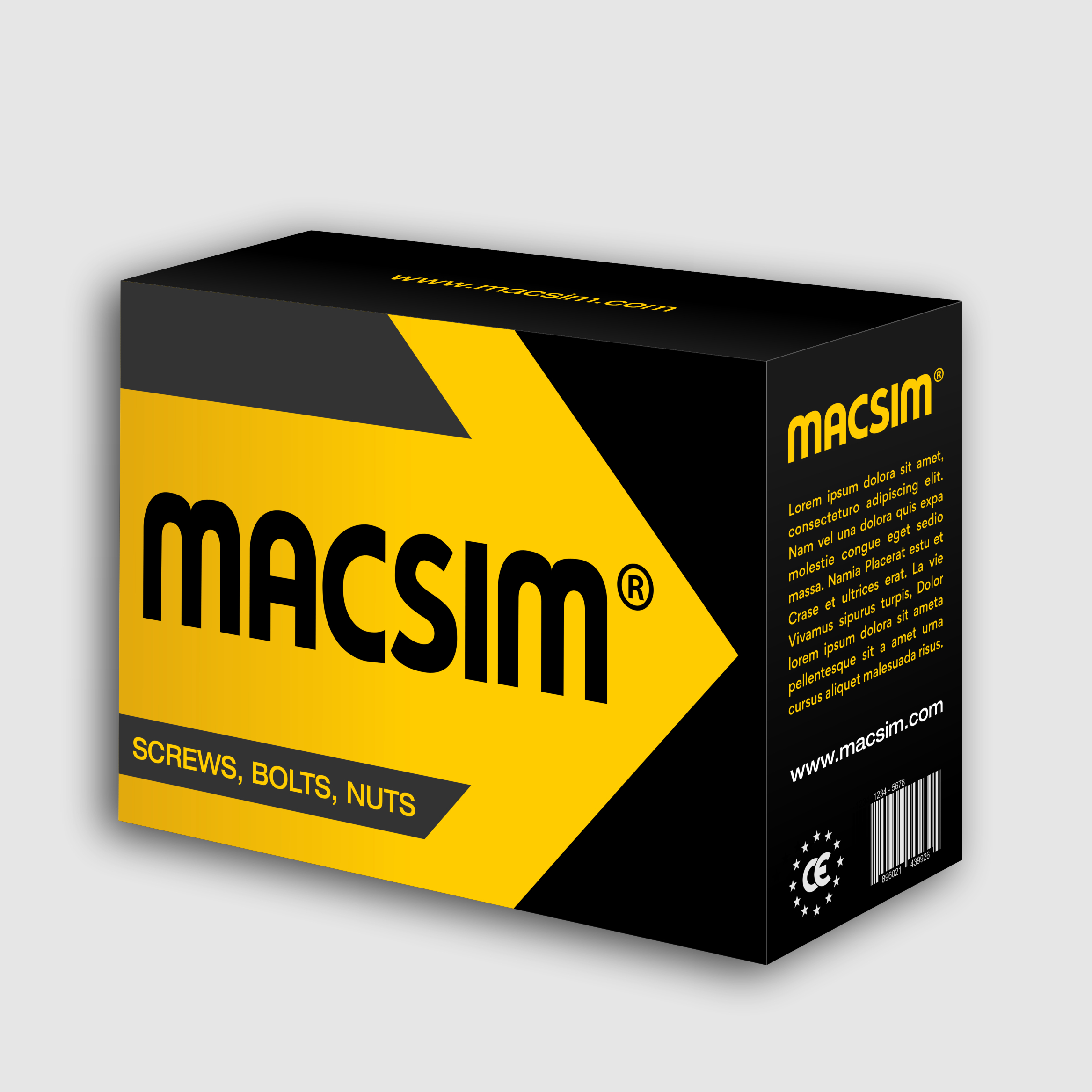 Design Emballage par sam_reef pour Macsim | Design #28996819