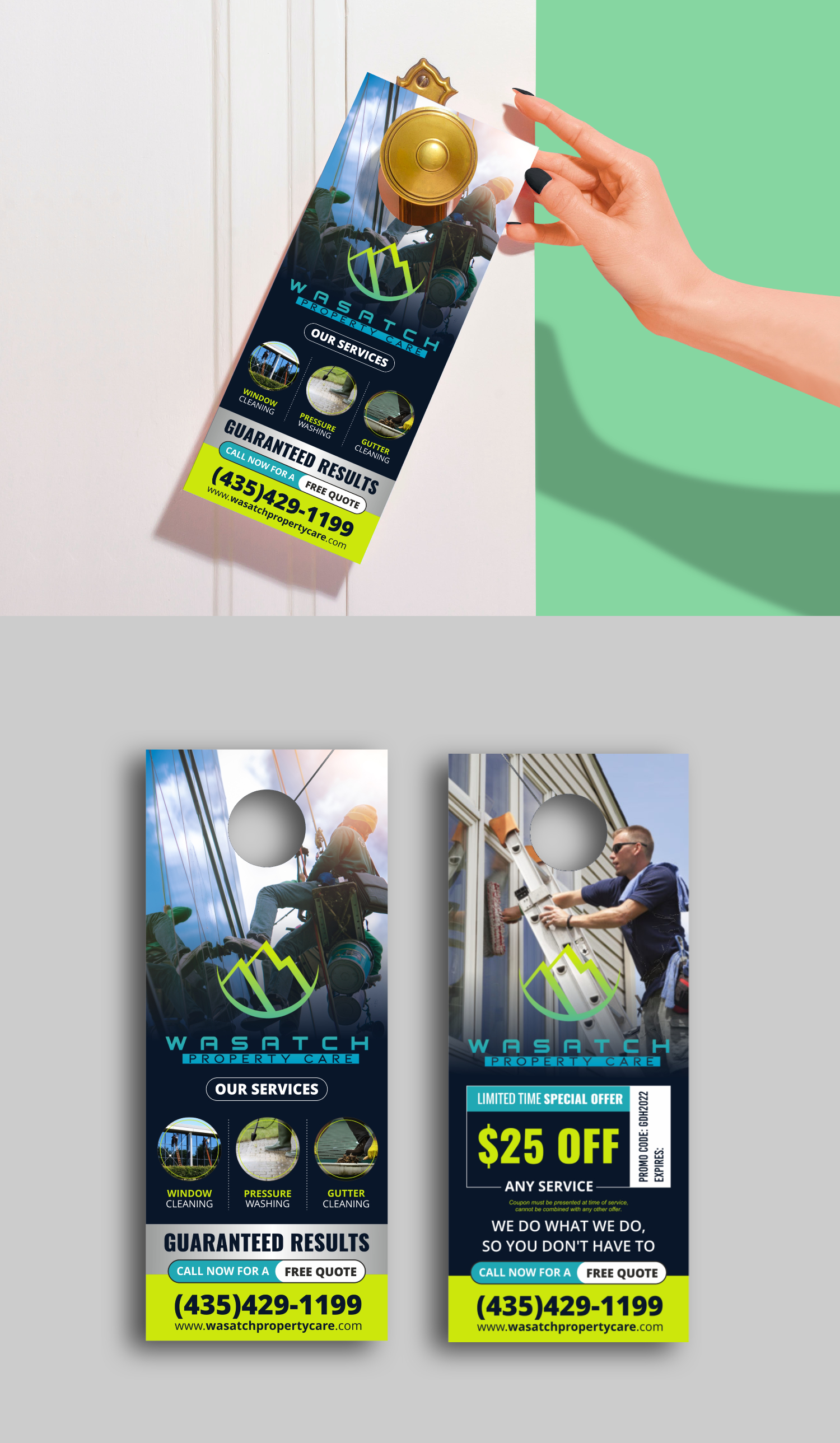 Flyer Design by KreativeMadz for Wasatch Property Care | Design #29054681