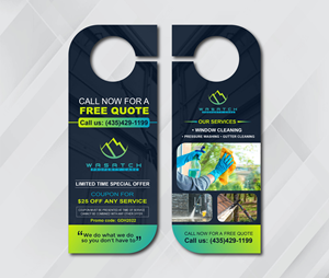 Door hanger style flyer | Diseño de Flyer por artbitin