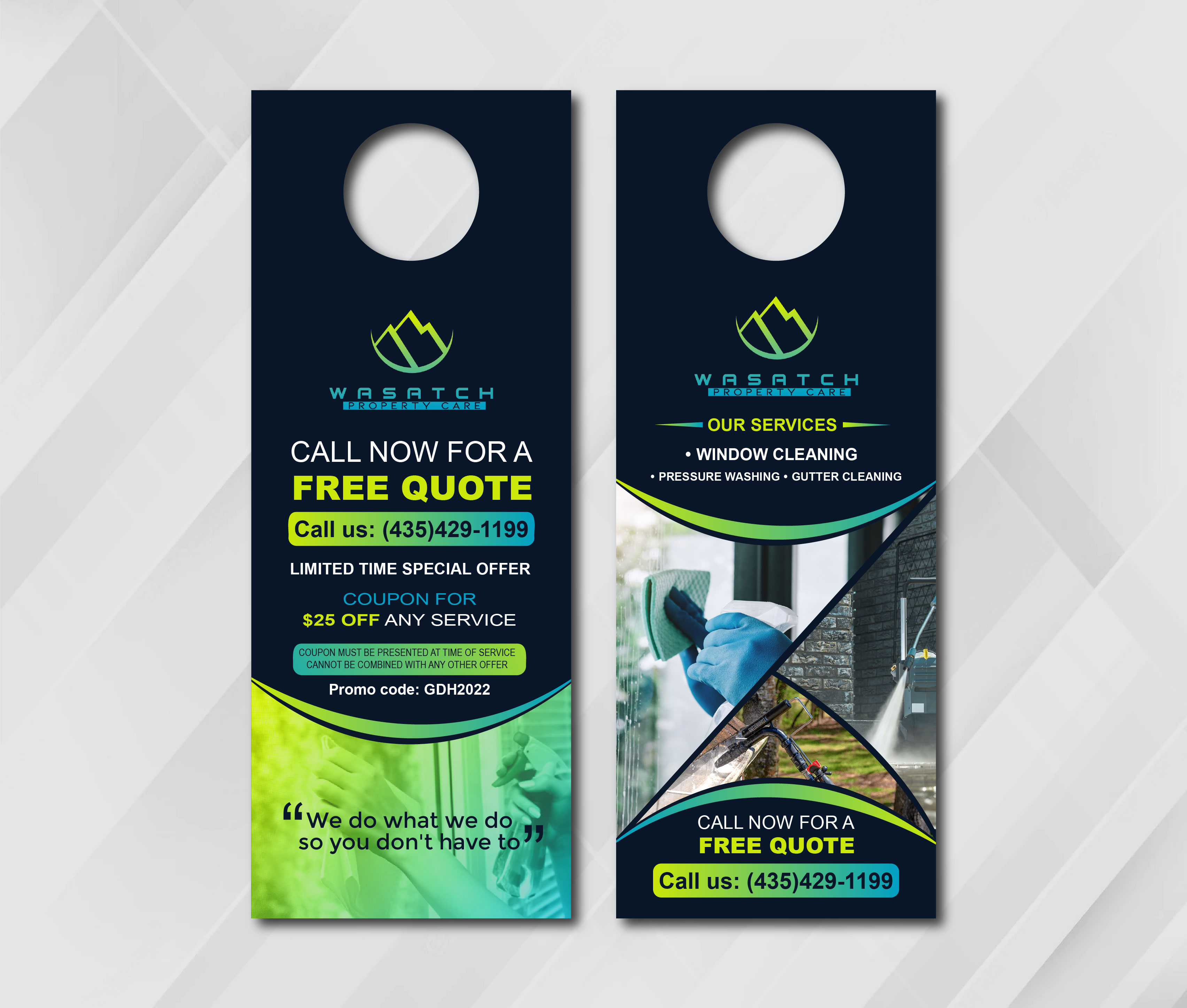 Flyer Design by artbitin for Wasatch Property Care | Design #28988131