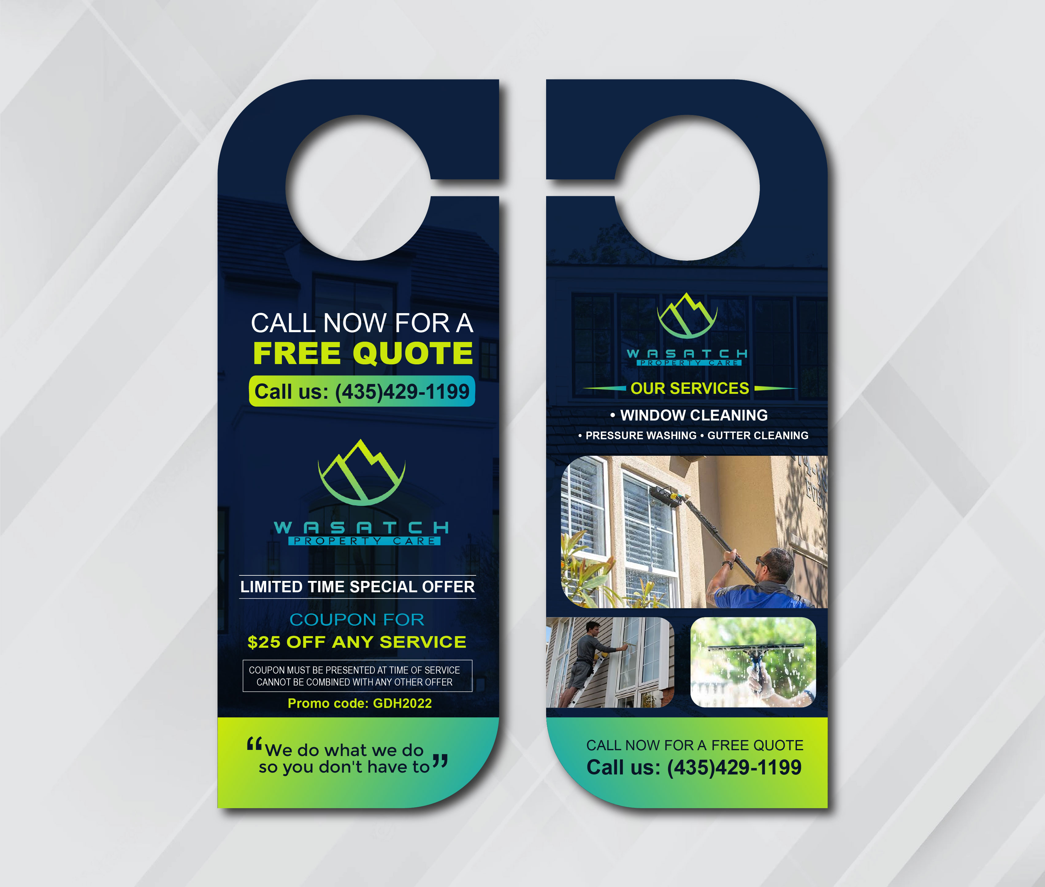 Flyer Design by artbitin for Wasatch Property Care | Design #28993024