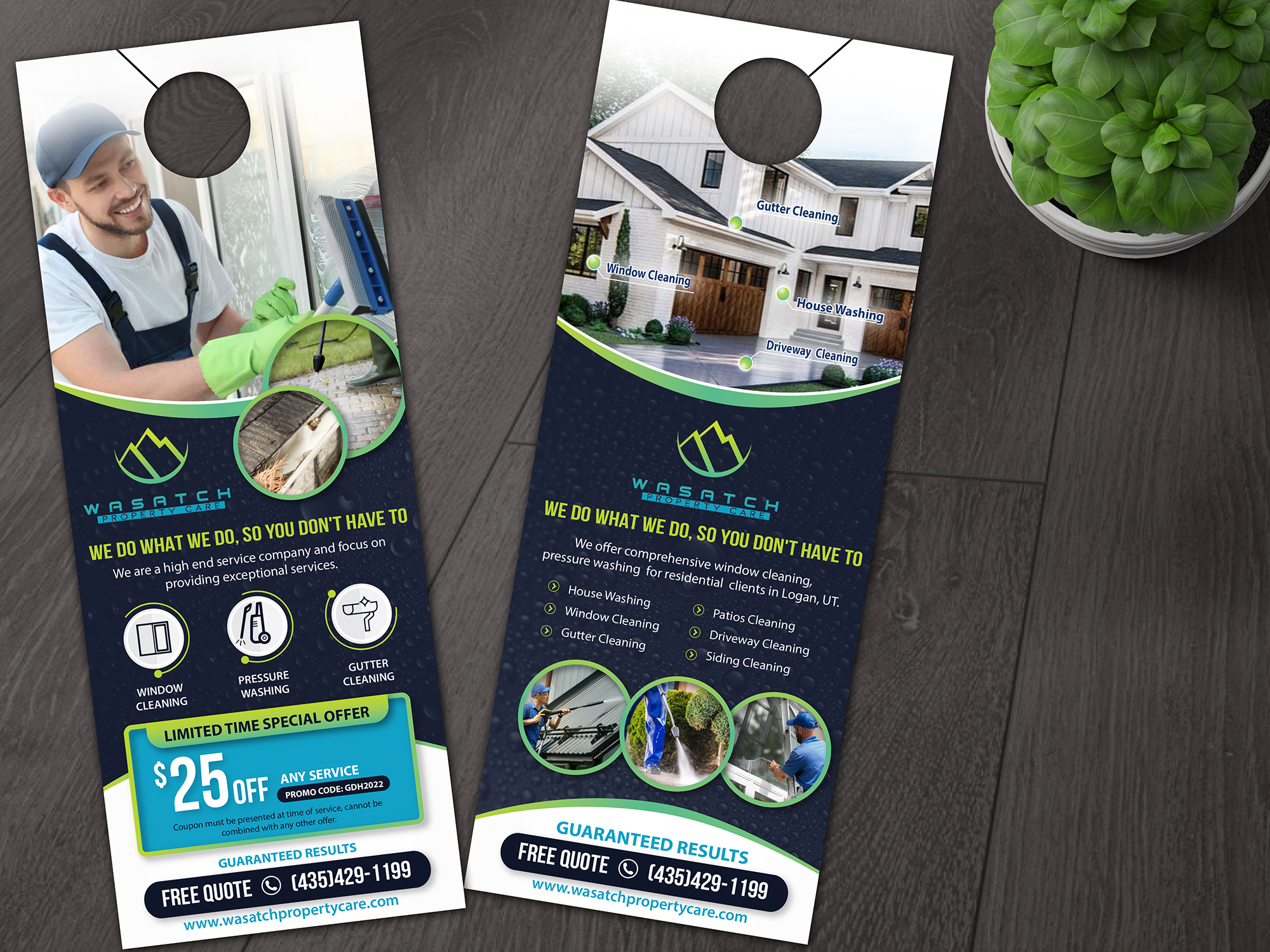 Flyer Design by alex989 for Wasatch Property Care | Design #29001343