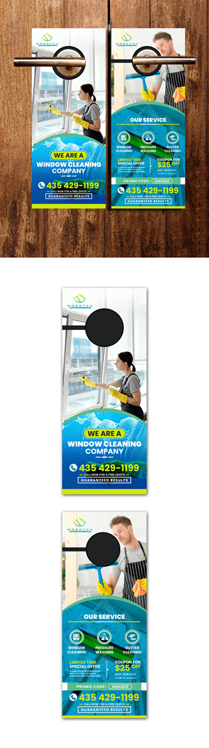 Door hanger style flyer | Flyer Design by debdesign