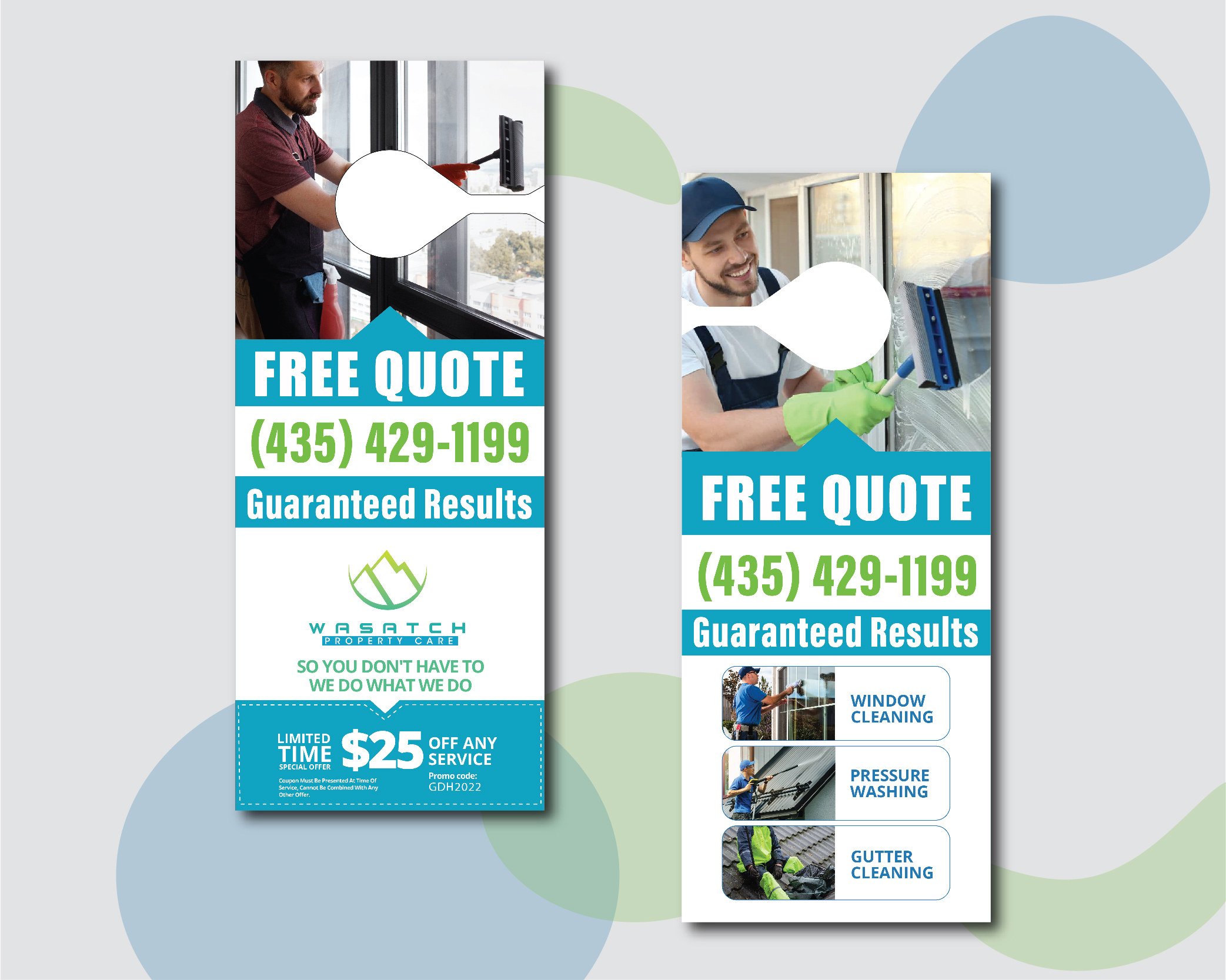 Flyer Design by 3Guys for Wasatch Property Care | Design #28992427