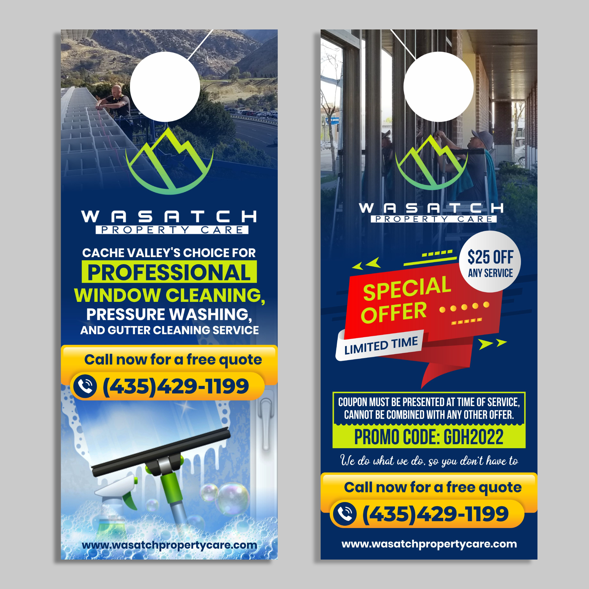 Flyer Design by ecorokerz for Wasatch Property Care | Design #29001724