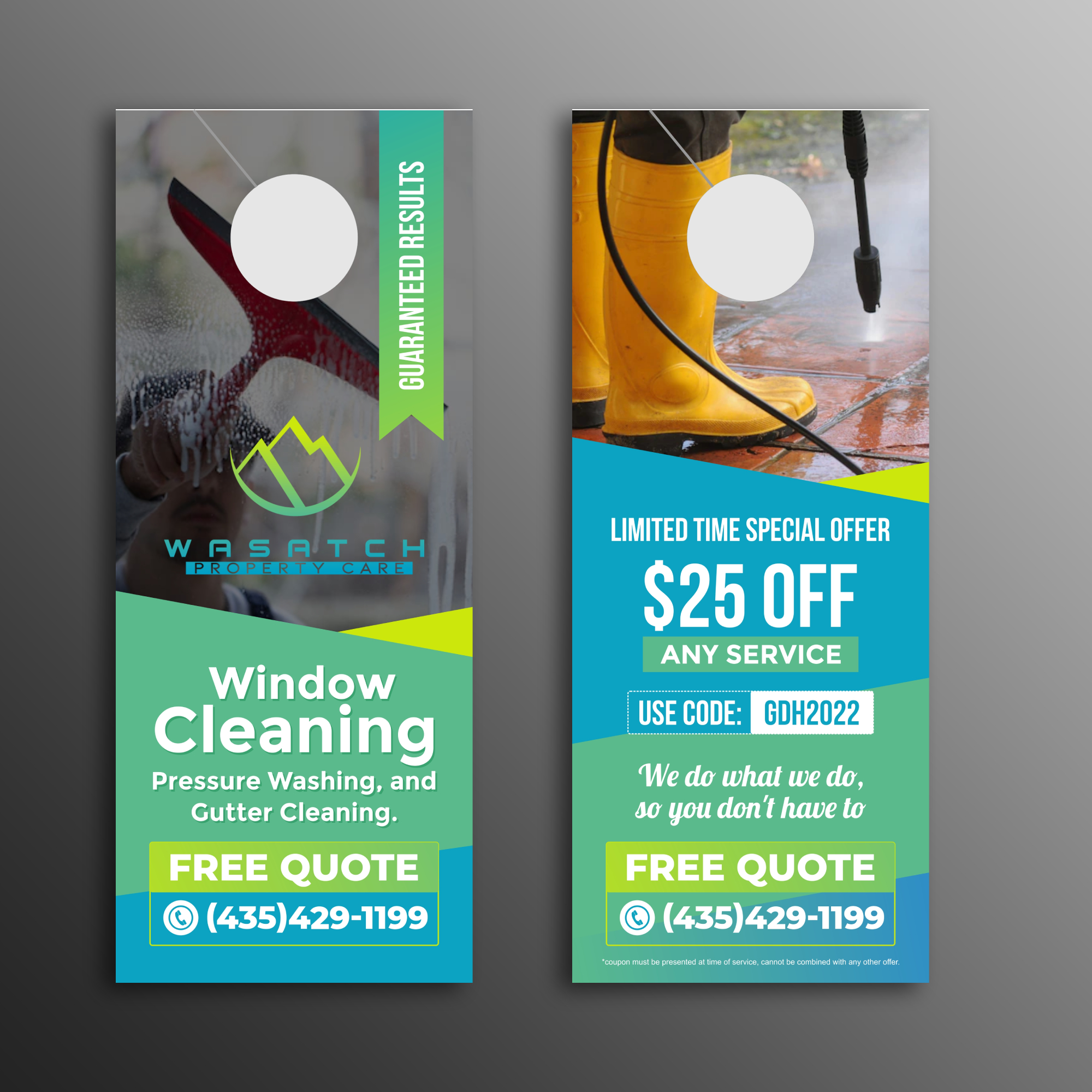 Flyer Design by ecorokerz for Wasatch Property Care | Design #29008308