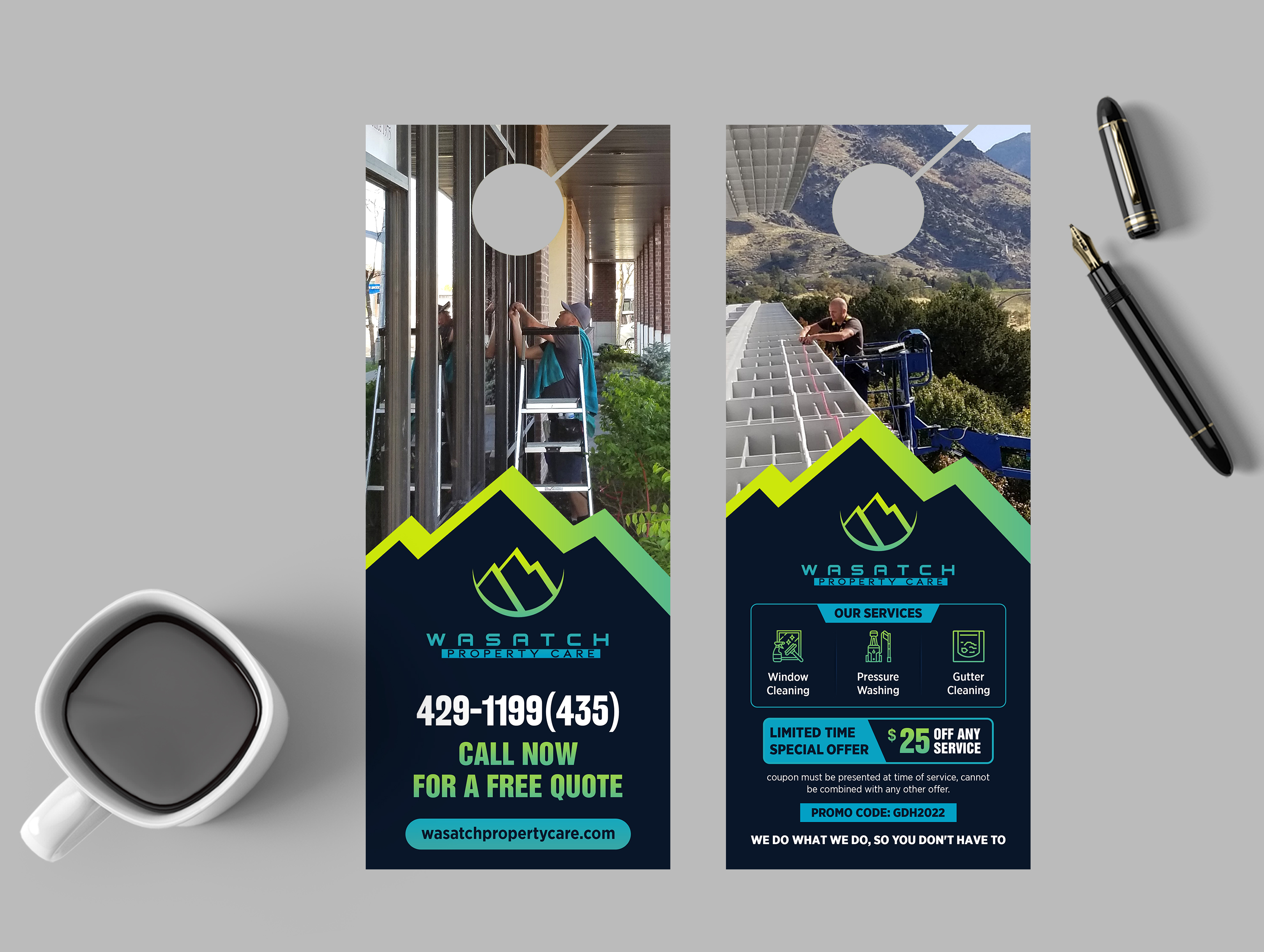 Flyer Design by GraphicsGuru for Wasatch Property Care | Design #28989721