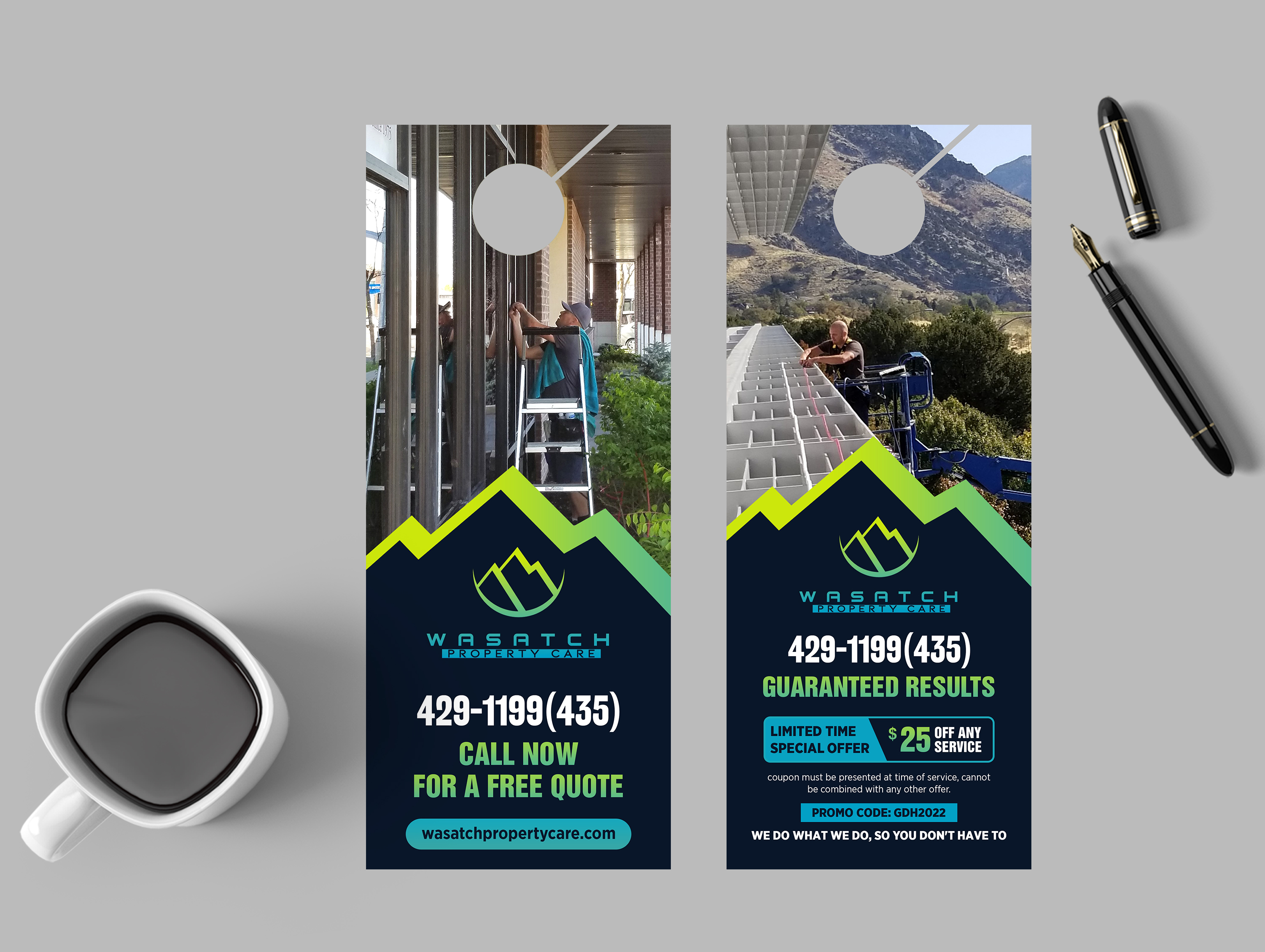 Flyer Design by GraphicsGuru for Wasatch Property Care | Design #28989780