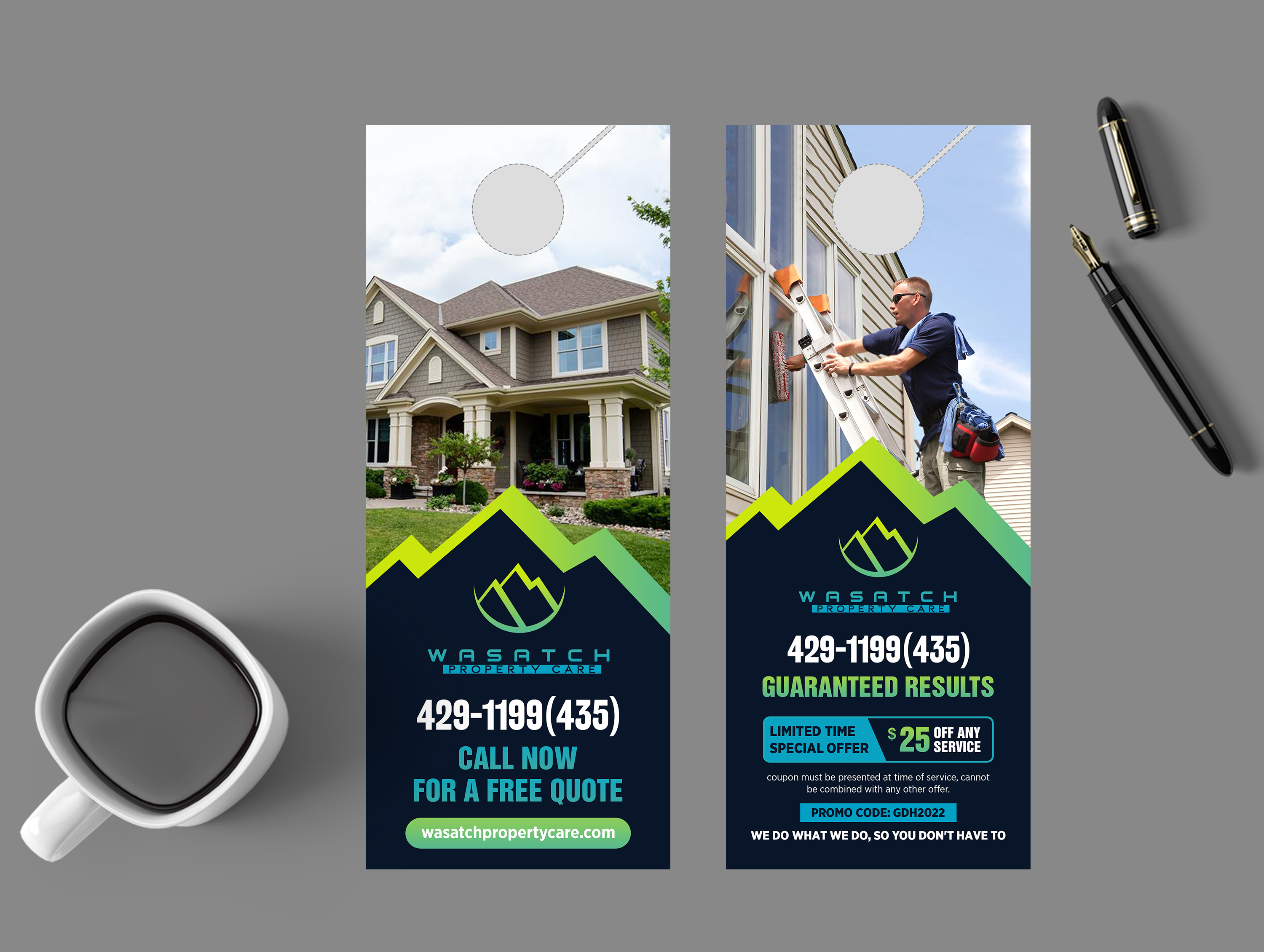 Flyer Design by GraphicsGuru for Wasatch Property Care | Design #28990189