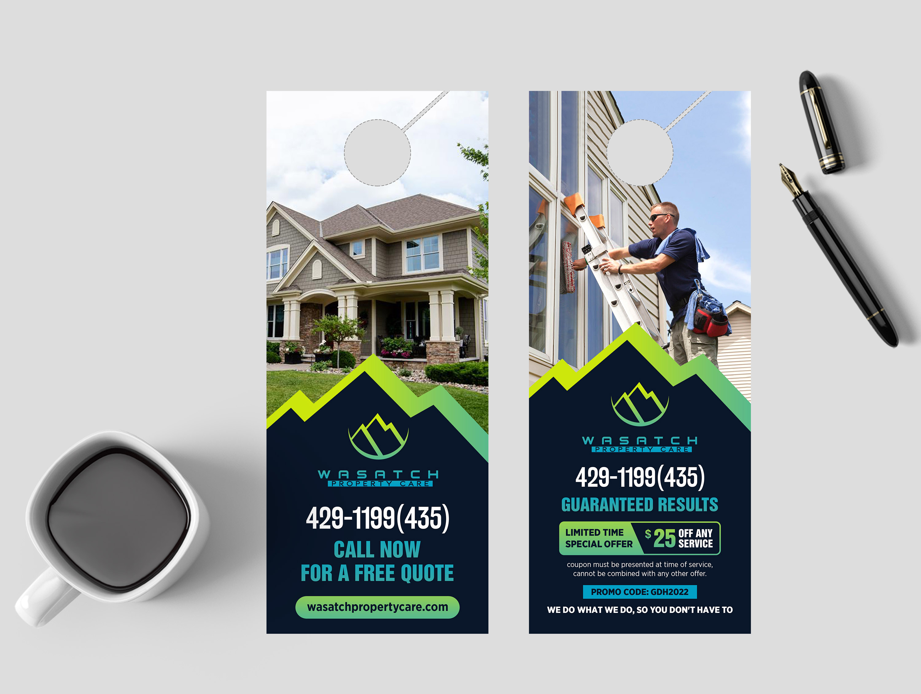 Flyer Design by GraphicsGuru for Wasatch Property Care | Design #28993728