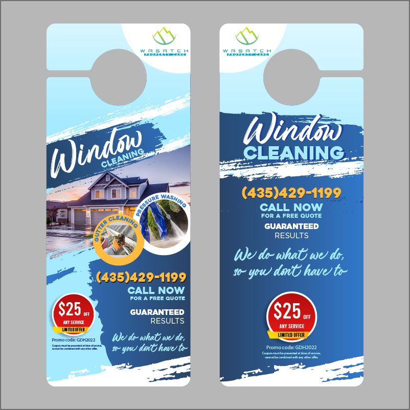 Diseño de Flyer por soyuer para Wasatch Property Care | Diseño #28989640