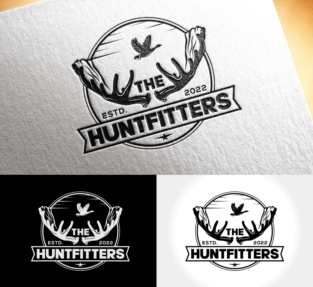 Logo Design by Dot Design 3 for THE HUNTFITTERS | Design #29003366