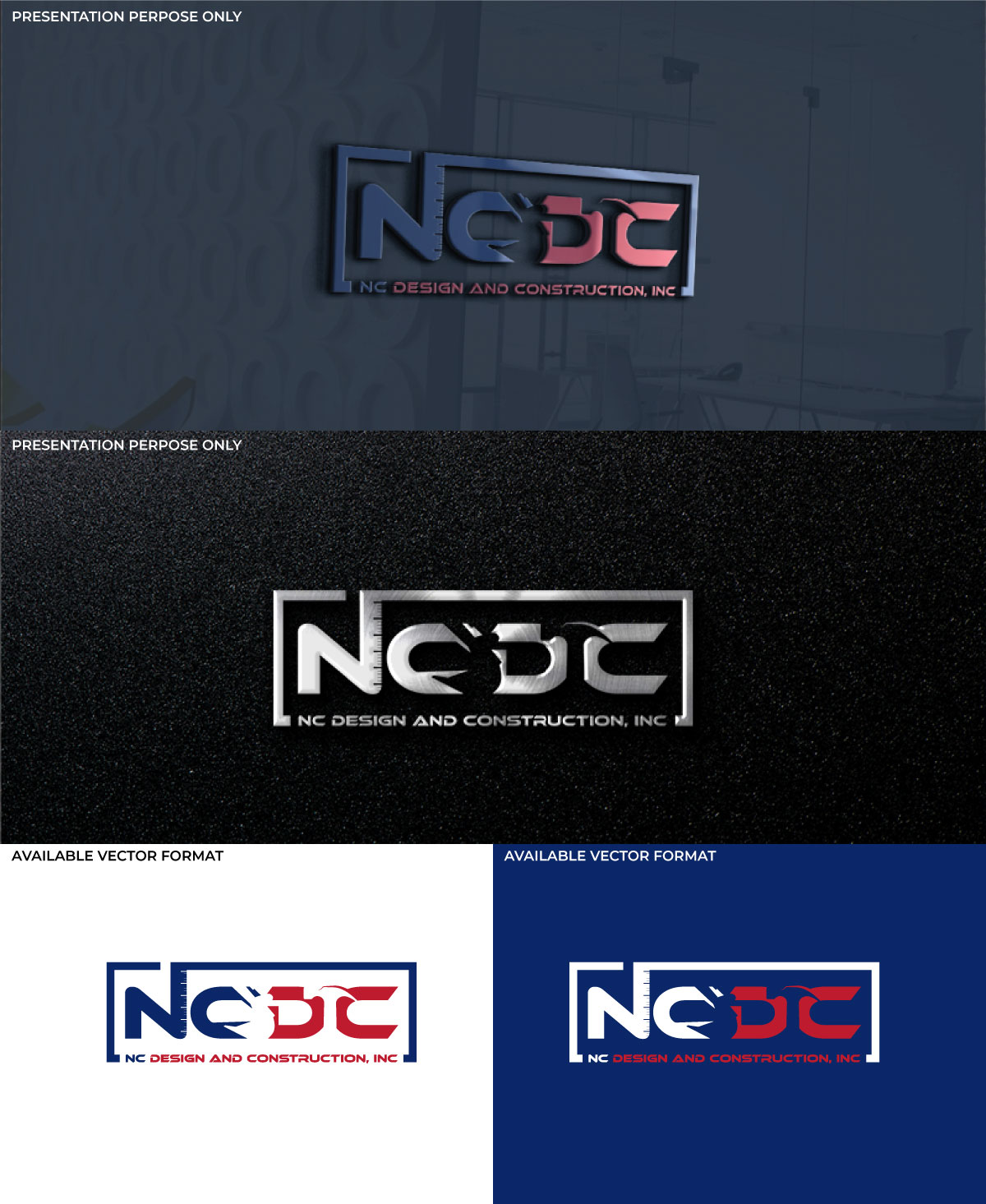 Logo Design by RS_Design for NC Design and Construction | Design #28988260