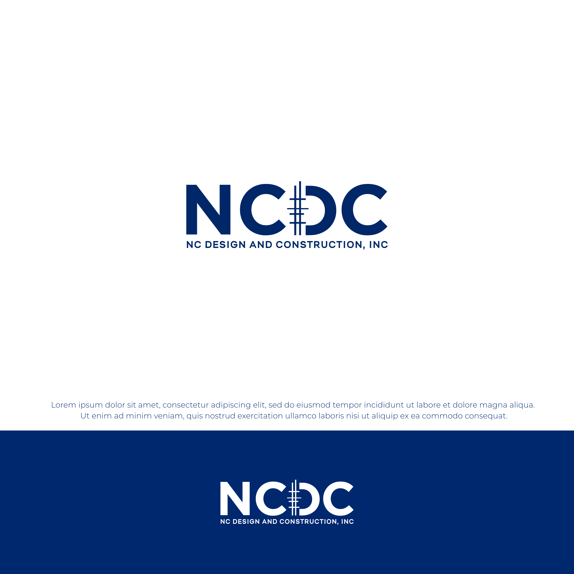 Logo Design by alitjuara for NC Design and Construction | Design #29020215