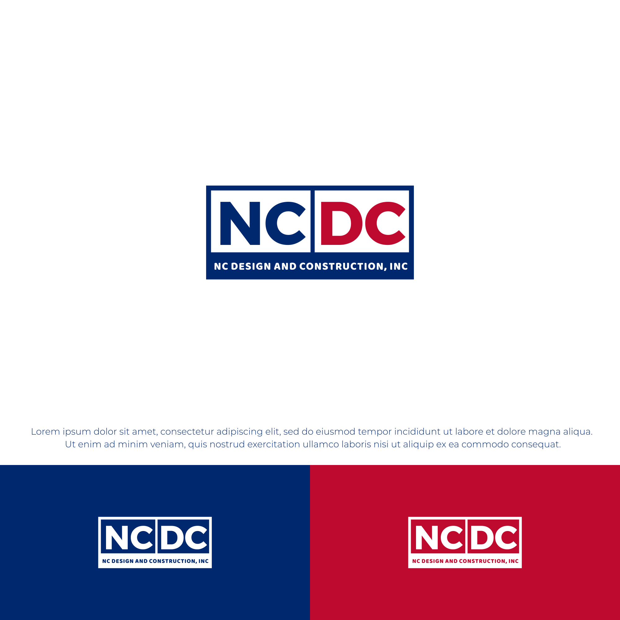 Logo Design by alitjuara for NC Design and Construction | Design #29020216