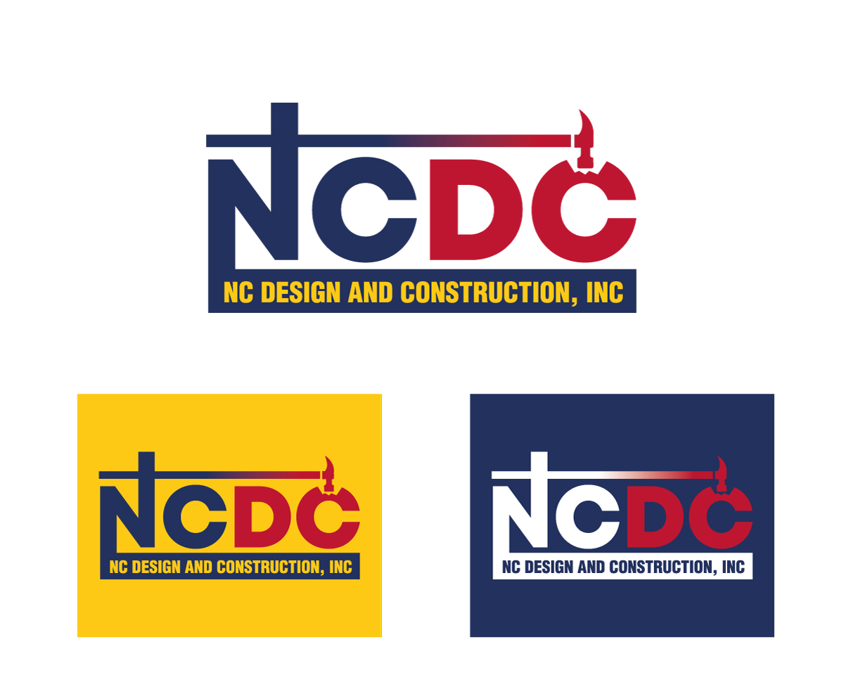 Logo Design by Rubia@ for NC Design and Construction | Design #28995401