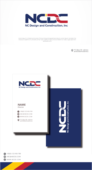 Logo Design by graphicevolution for NC Design and Construction | Design: #28988375