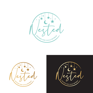 The words on the logo should be: 1. Nested 2. Mother and child retreat | Logo-Design von Cactus Designs