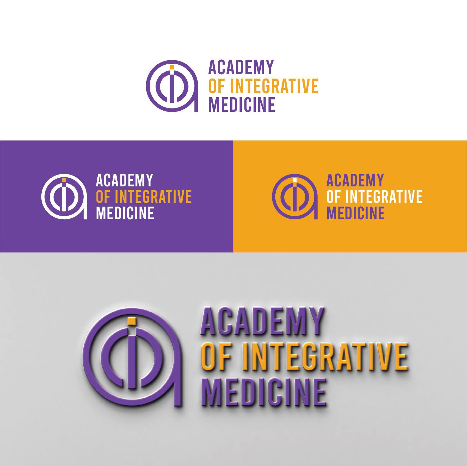 Logo Design by S.H Designs for Academy of Integrative Medicine | Design #28998699