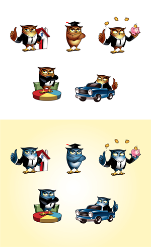 Wealthy and Wiser Personal Finance Character | Diseño de Mascota por Suprakash 3