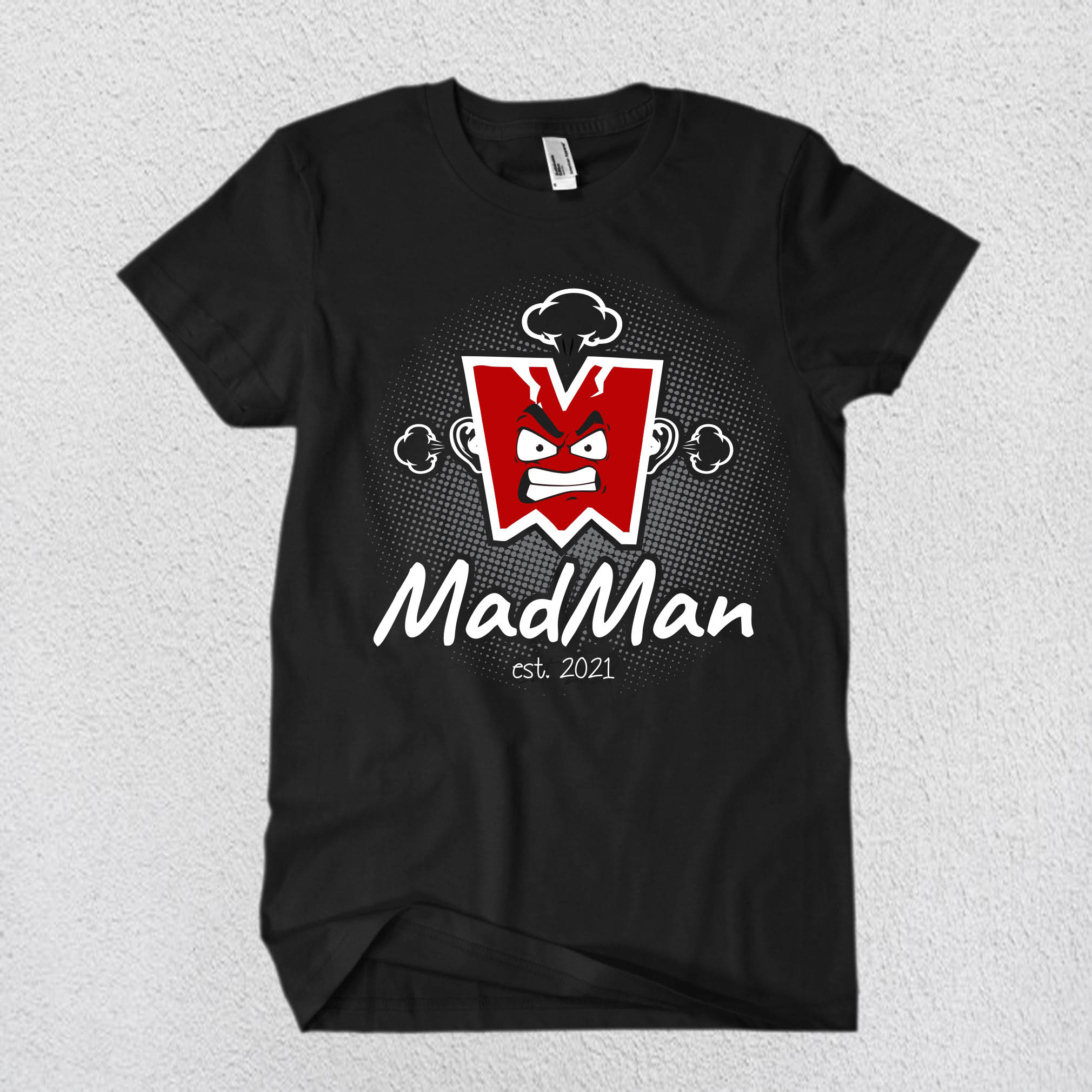 T-shirt Design by Rheanza for MadManTeez | Design #28995605