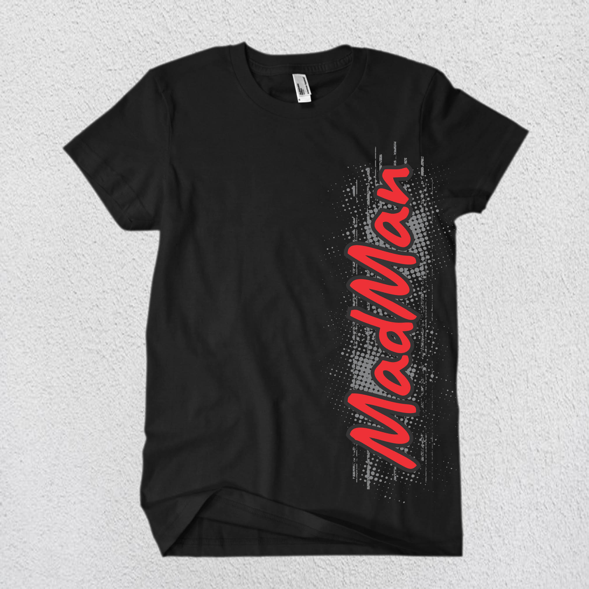 T-shirt Design by Rheanza for MadManTeez | Design #28995607