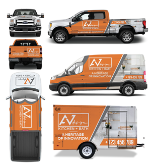 Contemporary Vehicle wrap design | Design de Covering de Véhicule par Shumaila Kiran