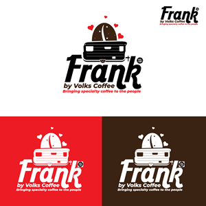 Frank by Volks Coffee | Logo Design by brand maker