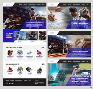 Florida Travel Baseball (FTB) Landing Page | Web Design par pb