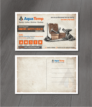 Home Services (heating, cooling, electrical, plumbing) postcard design | Postcard Design by alex989