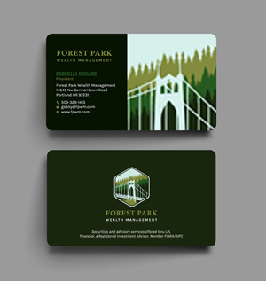 Forest Park Wealth Management  | Visitenkarten-Design von chandrayaan.creative