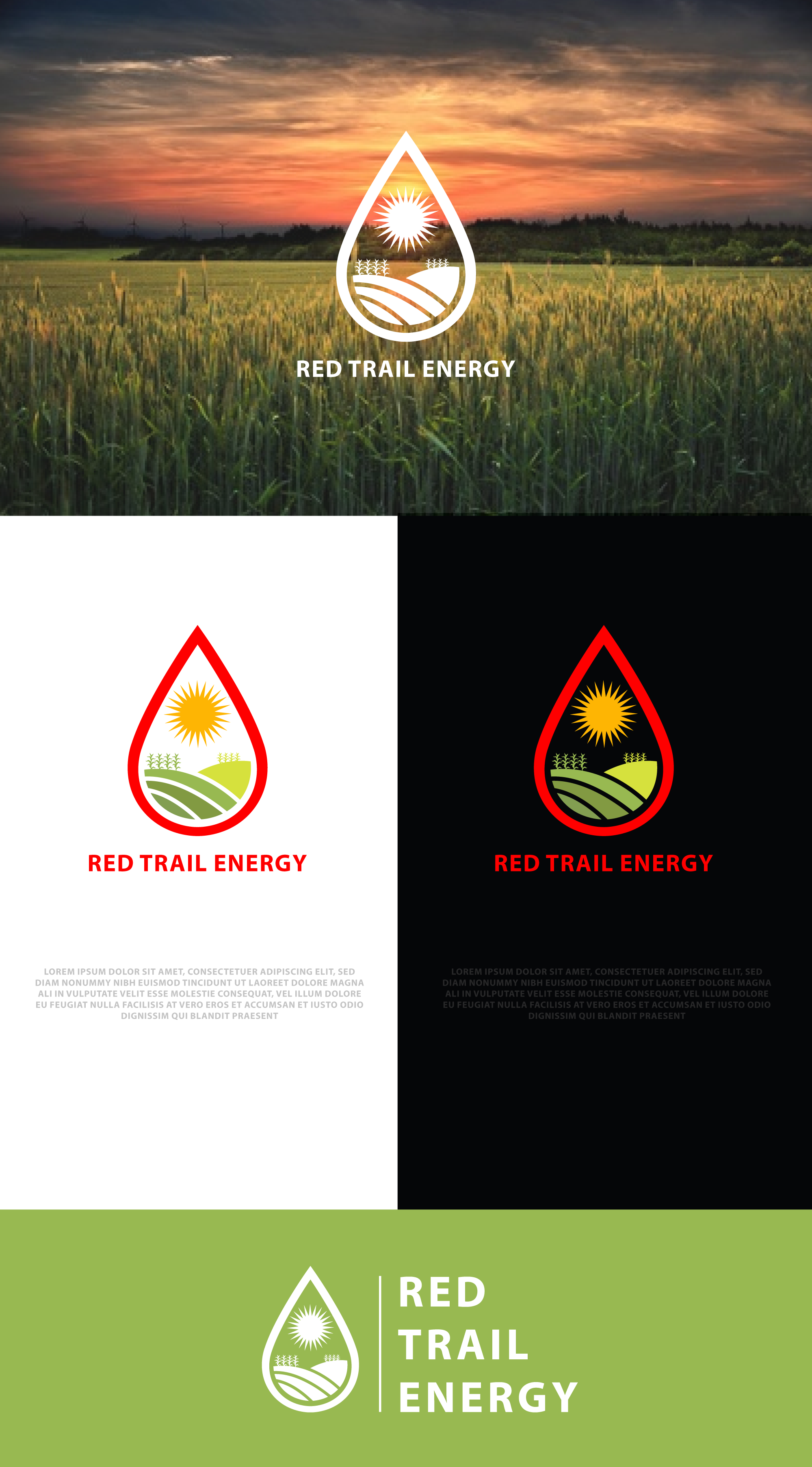 Logo-Design von Alpha design für Red Trail Energy | Design #29033844