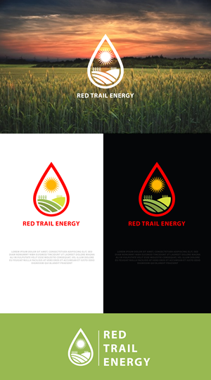 Logo Design by Alpha design for Red Trail Energy | Design #29033844