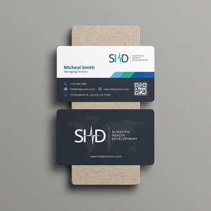 Business Card Design by Tilt for Scientific Health Development | Design: #29012894