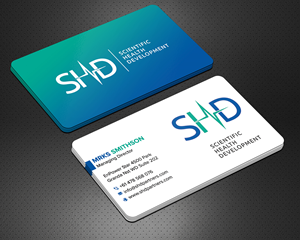 Business Card Design by sadikul islam for Scientific Health Development | Design: #29021870
