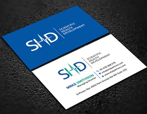 Business Card Design by sadikul islam for Scientific Health Development | Design: #29021878