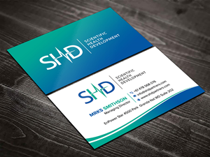 Business Card Design by sadikul islam for Scientific Health Development | Design: #29023001