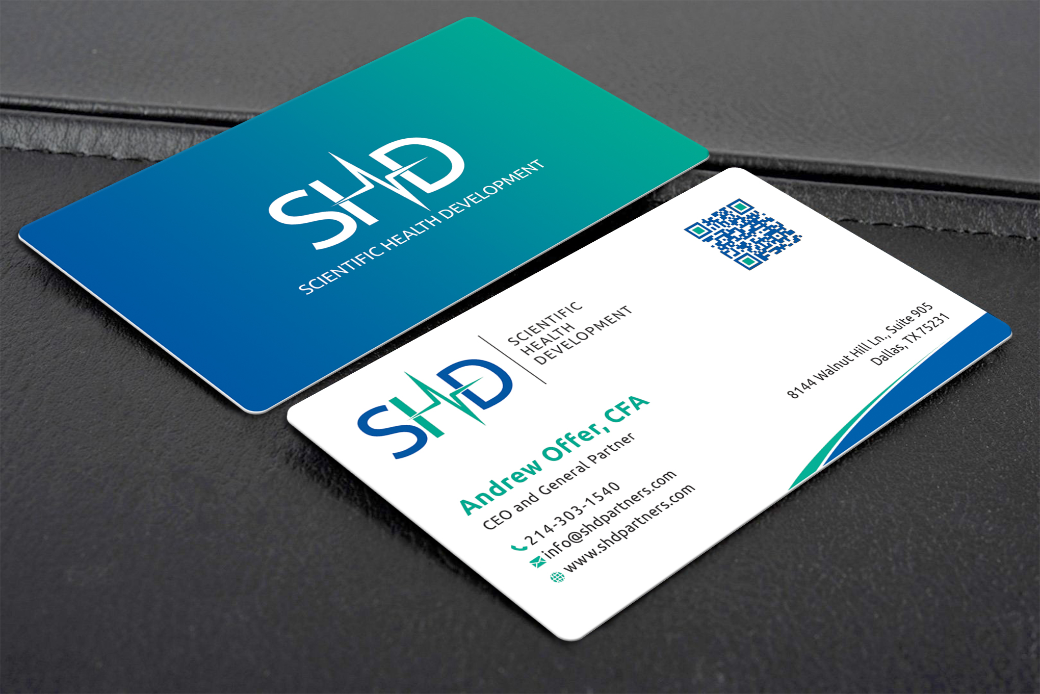 Business Card Design by Creative Moon Design for Scientific Health Development | Design #29022964