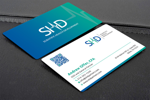 Business Card Design by Creative Moon Design for Scientific Health Development | Design: #29022968