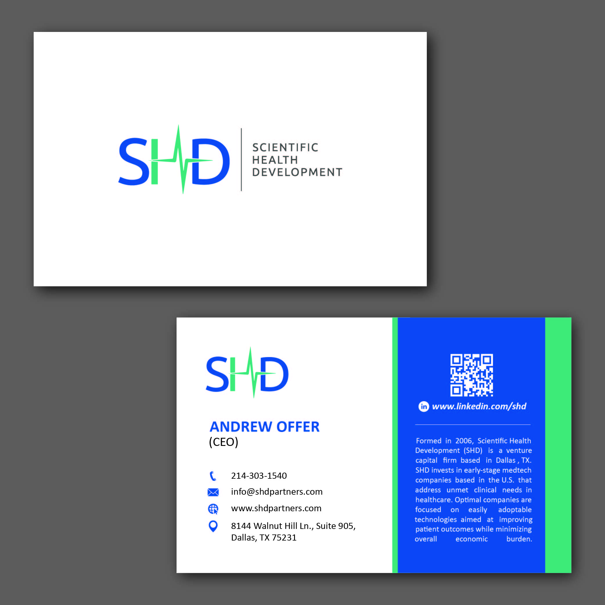 Design de Carte de Visite par T_jenny pour Scientific Health Development | Design #29041578