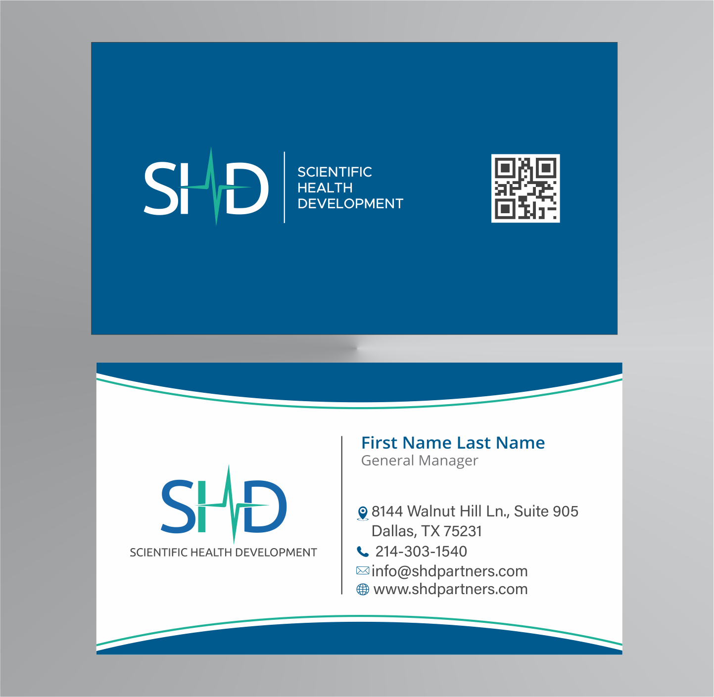 Business Card Design by soheil ahmadi for Scientific Health Development | Design #29043403