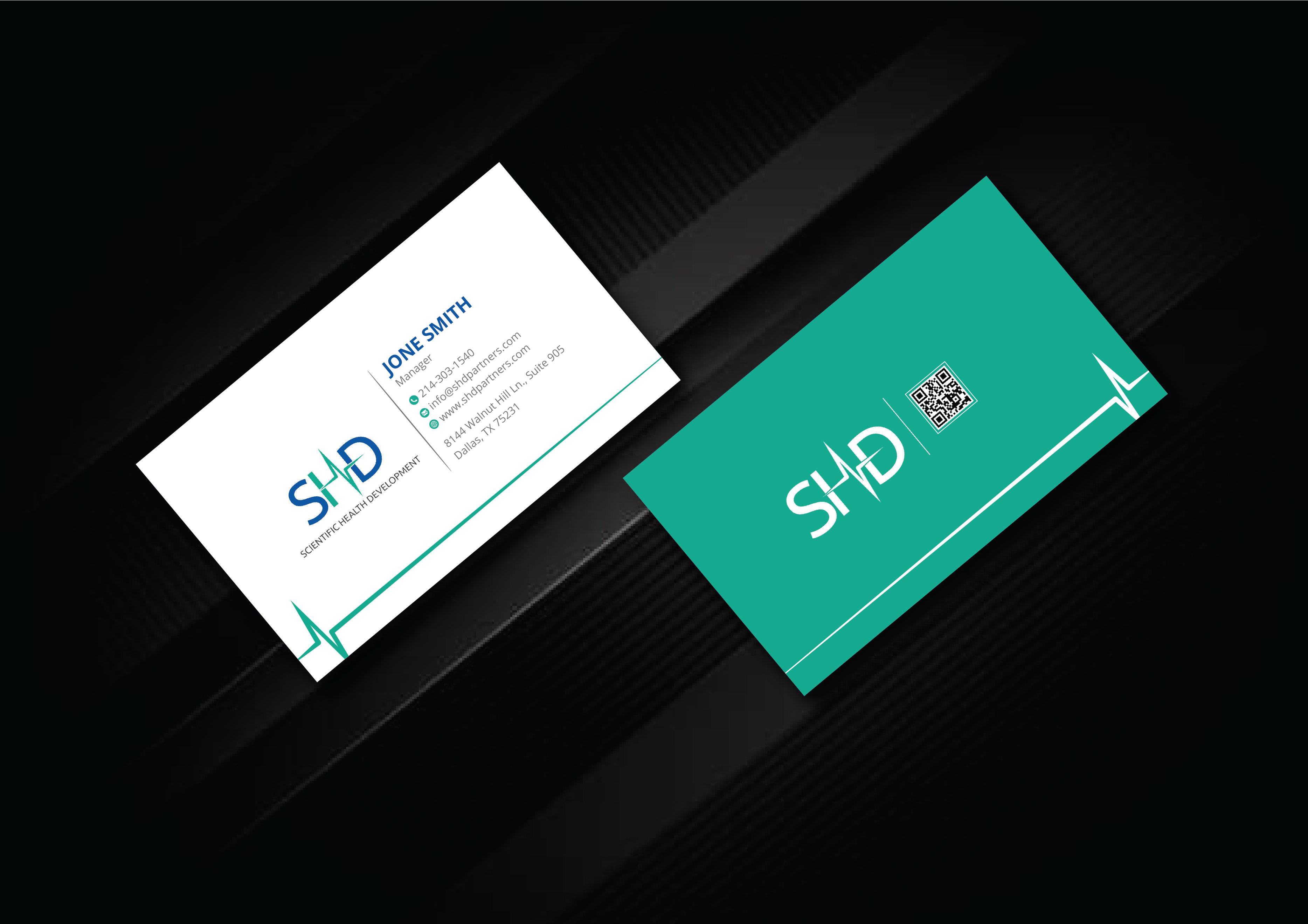 Visitenkarten-Design von artbitin für Scientific Health Development | Design #29014560