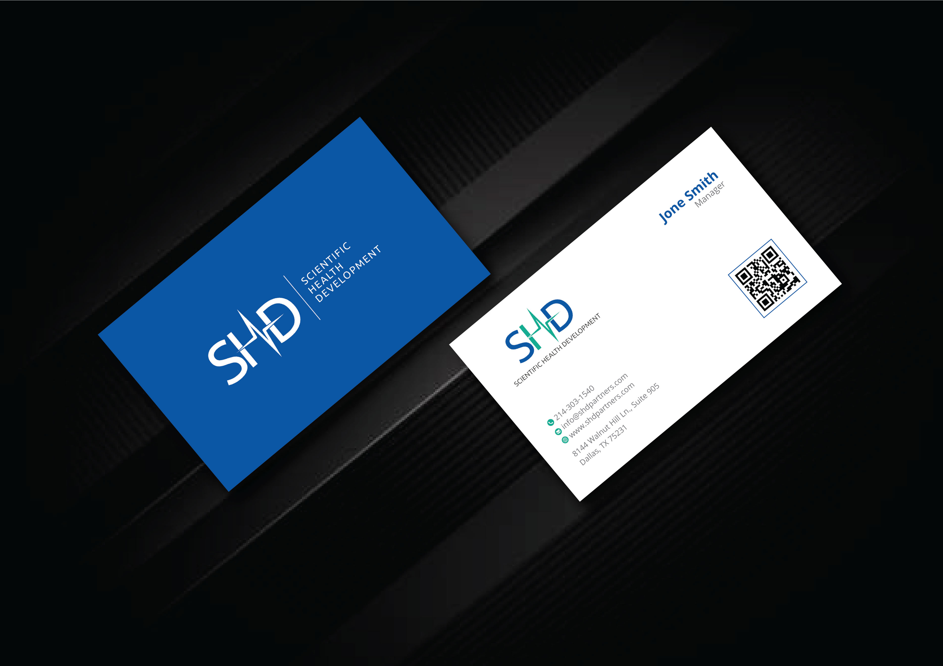 Visitenkarten-Design von artbitin für Scientific Health Development | Design #29014561