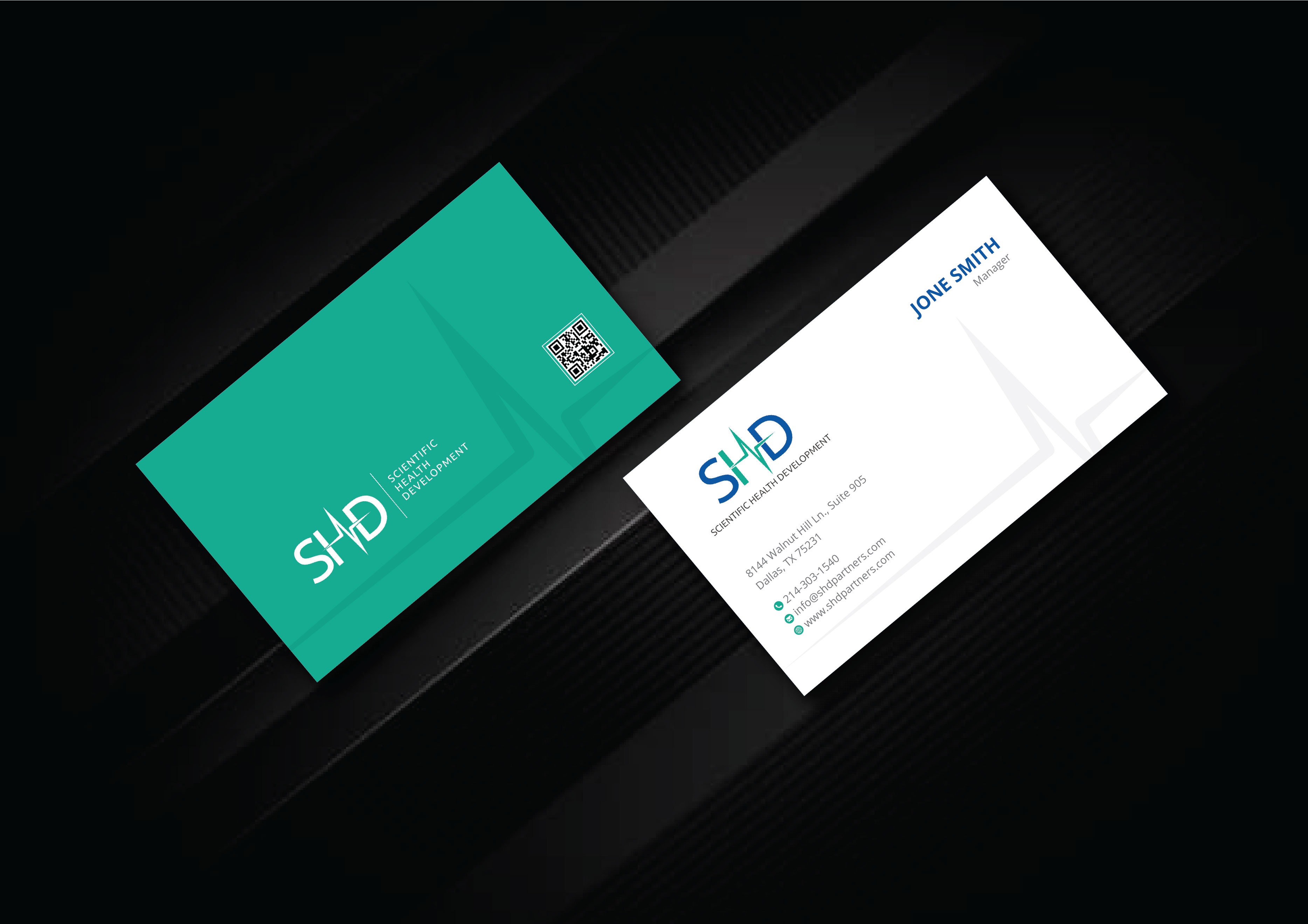 Visitenkarten-Design von artbitin für Scientific Health Development | Design #29014569